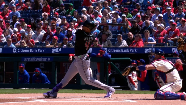 Diamondbacks' Ketel Marte launches leadoff homer, taking early lead over Phillies