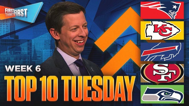 Patriots rise, Chiefs fall, 49ers vs Seahawks, Are the Bills on top of Week 6’s Top Ten? | FTF
