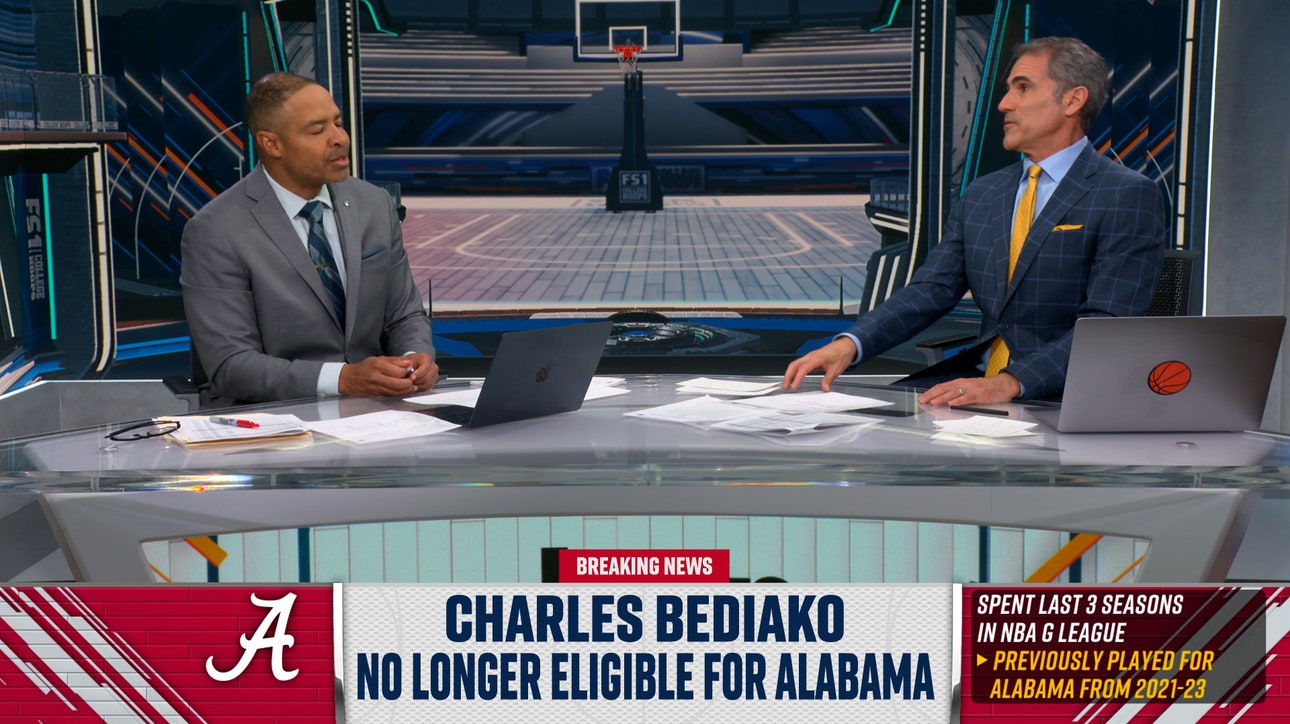Alabama center Charles Bediako ruled ineligible after judge rejected his injunction | FOX College Hoops