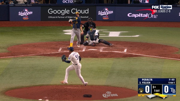 Christian Yelich and William Contreras Hit Back-to-Back Singles To Score Two Runs, Giving Brewers Lead Over Rays
