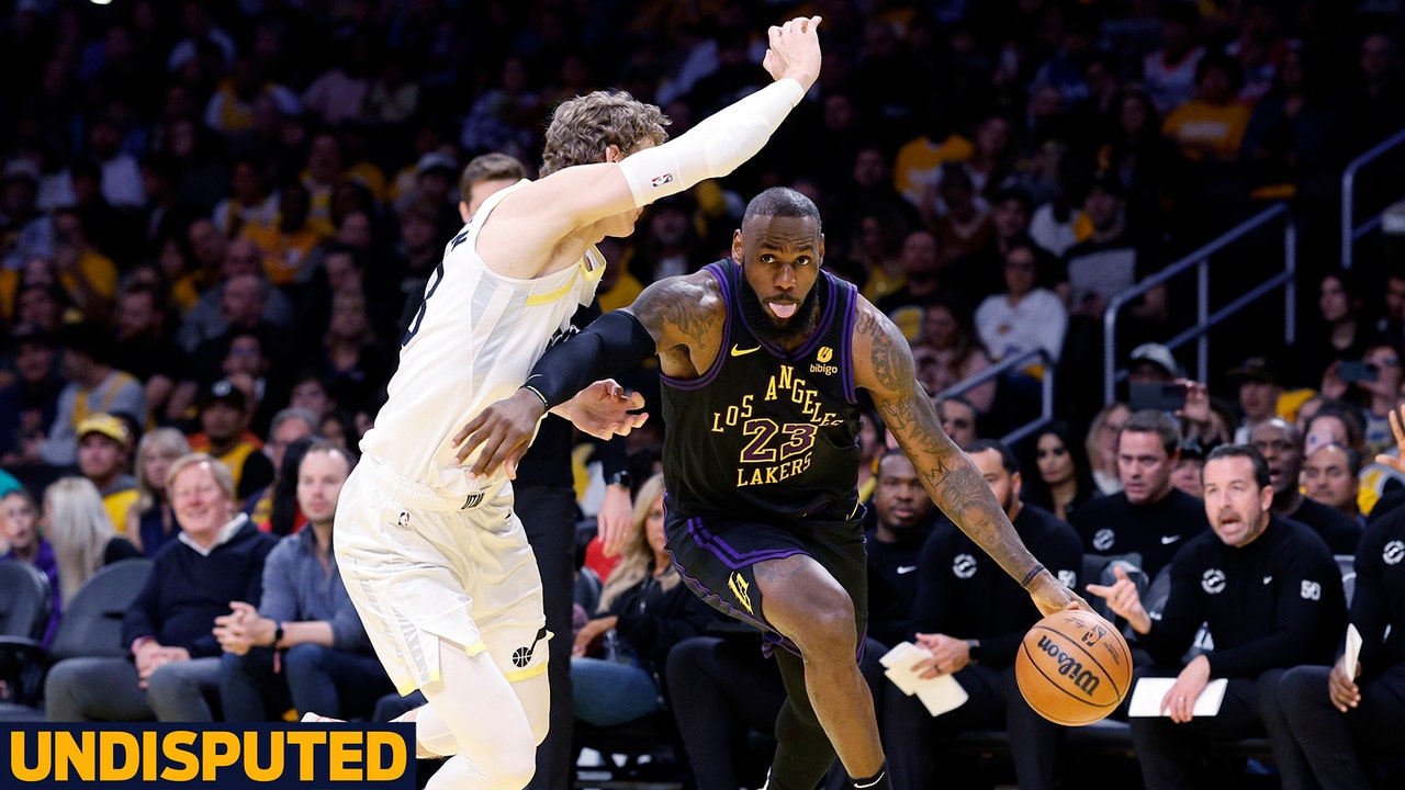 LeBron James becomes 1st to score 39k career points in Lakers win vs. Jazz | Undisputed 