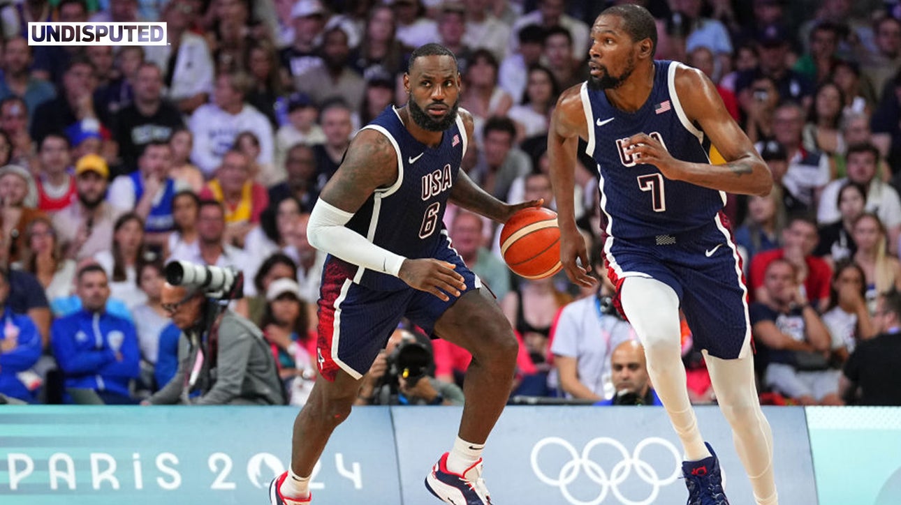 Kevin Durant scores 23 points off the bench in Team USA's 110-84 win vs. Serbia | Undisputed