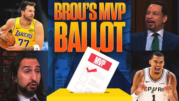 Luka Dončić, Victor Wembanyama and Shai Gilgeous-Alexander fight for a vote of Brou's MVP Ballot | First Things First