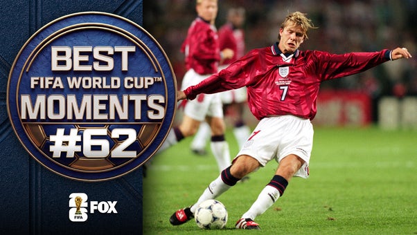 When in Doubt Just Bend It Like Beckham ⚽️ 🦁 No. 62 in Best FIFA World Cup™ Moments