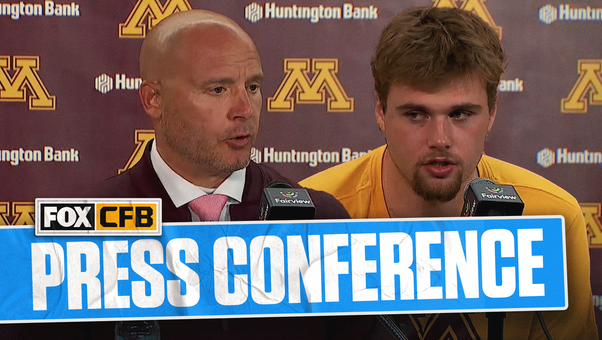 Minnesota's P.J. Fleck, Drake Lindsey and more reflect on HUGE win vs Michigan in Week 5 