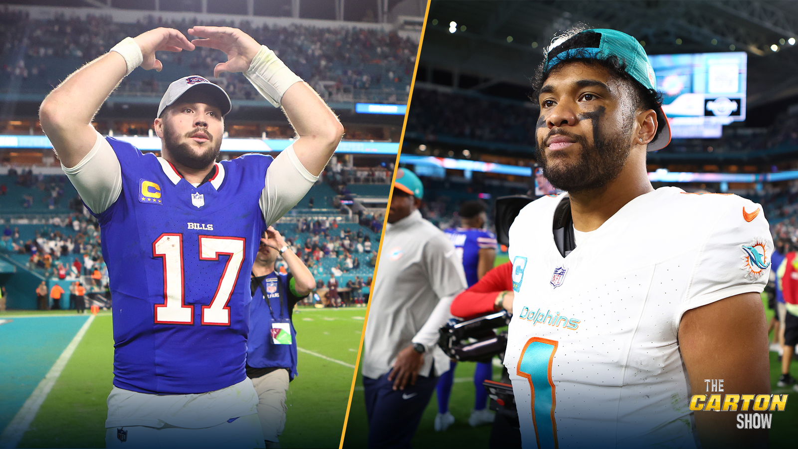 Josh Allen's Bills expose the Dolphins & clinch AFC East 