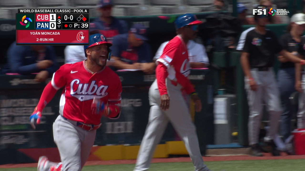 Cuba’s Yoán Moncada hits two-run homer, extending lead over Panama