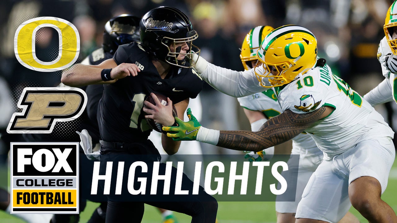 No. 2 Oregon Ducks vs. Purdue Boilermakers Highlights | FOX College Football