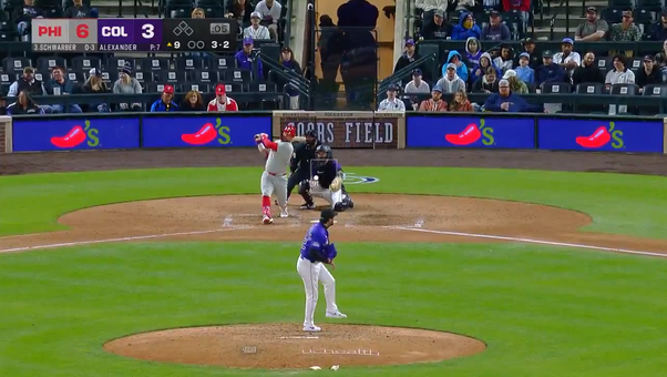 Kyle Schwarber smacks his 300th career homer in the Phillies' victory over Rockies