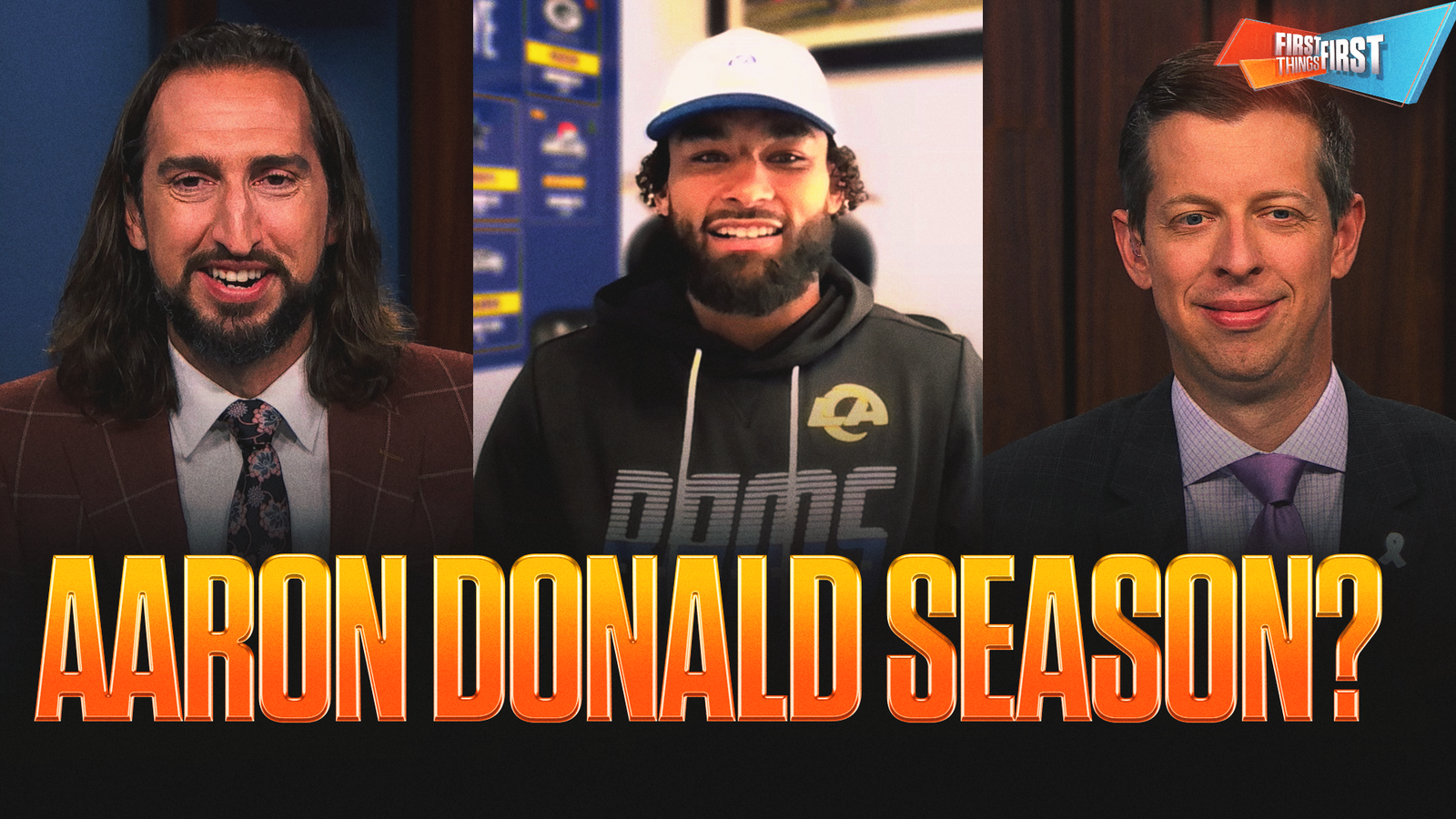 Kyren Williams on Aaron Donald's possible return, Rams SBLXI favorites, Myles Garrett as teammate 🐏