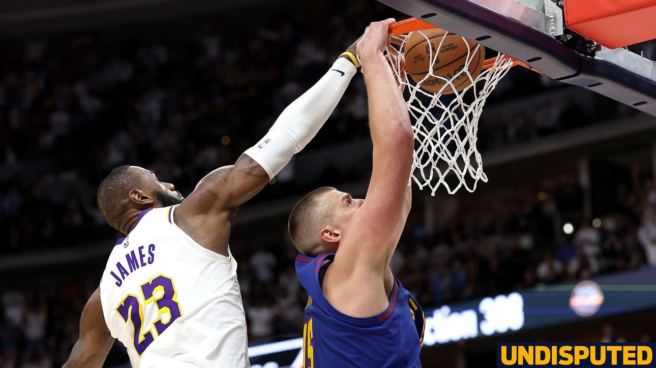 Lakers fall to Nuggets in Game 1: LeBron has slow 2nd Half, Jokić post 32-12-7 | Undisputed
