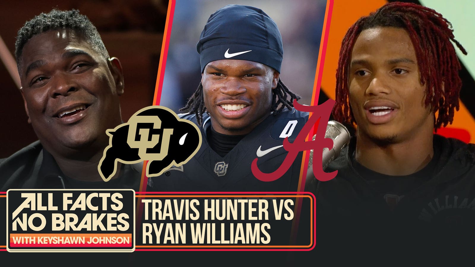 Alabama's Ryan Williams claims best WR in the country title over Travis Hunter | All Facts No Brakes