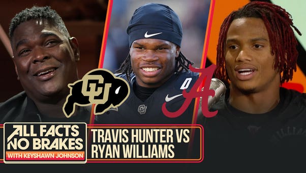 Alabama's Ryan Williams claims best WR in the country title over Travis Hunter | All Facts No Brakes