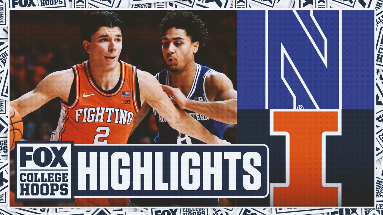 Northwestern Wildcats vs. No. 5 Illinois Fighting Illini Highlights 🏀 FOX College Hoops