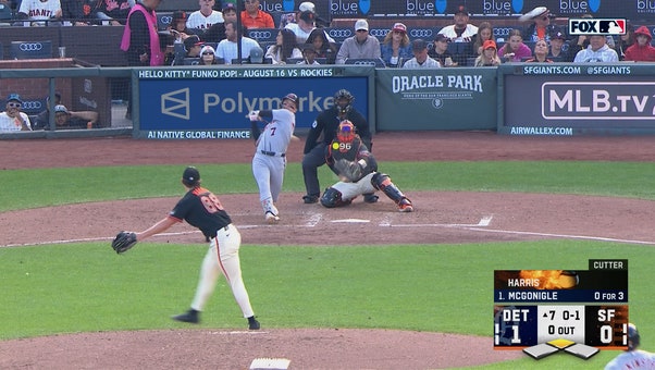 Tigers score SIX runs in 7th inning to extend lead over Giants