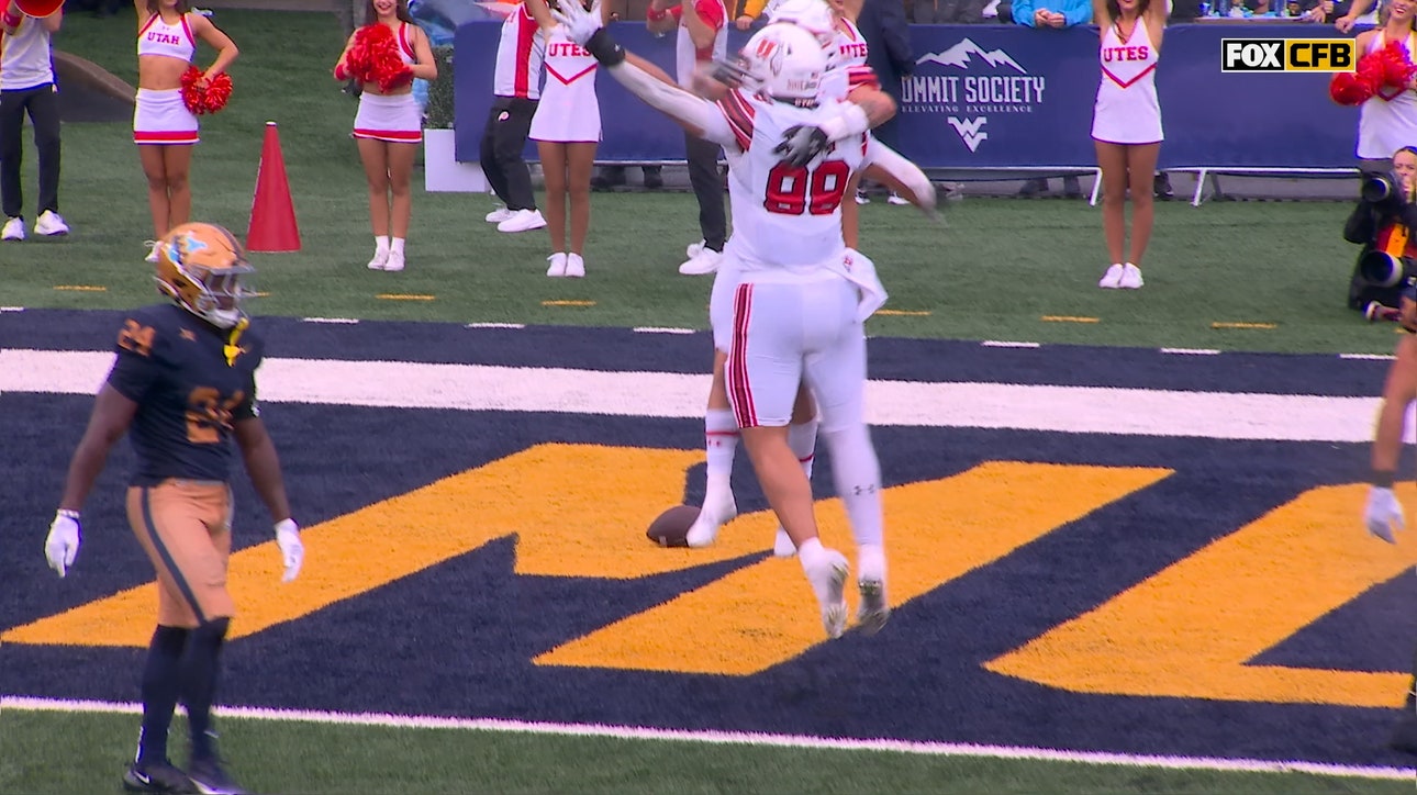 Devon Dampier connects with Ryan Davis for 32-yard TD, extending Utah's lead over West Virginia