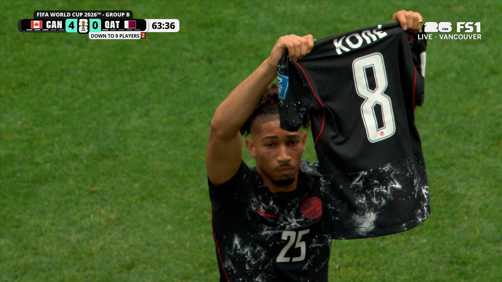 Canada’s Nathan Saliba scores goal, honors Ismaël Koné who exited the game due to injury 