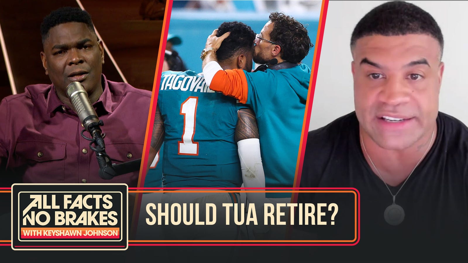 Keyshawn & Shawne Merriman talk Tua's future: Should he consider retirement? | All Facts No Brakes