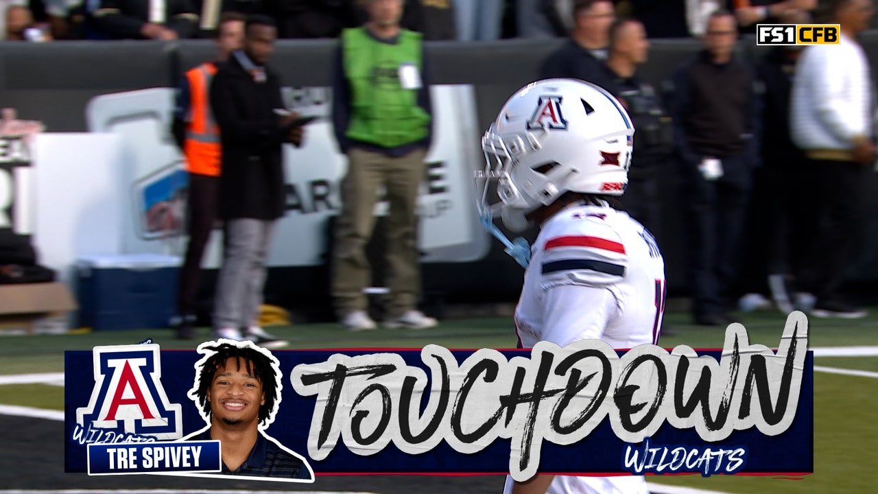 Noah Fifita finds Tre Spivey for a 57-yard TD, giving Arizona the lead over Colorado