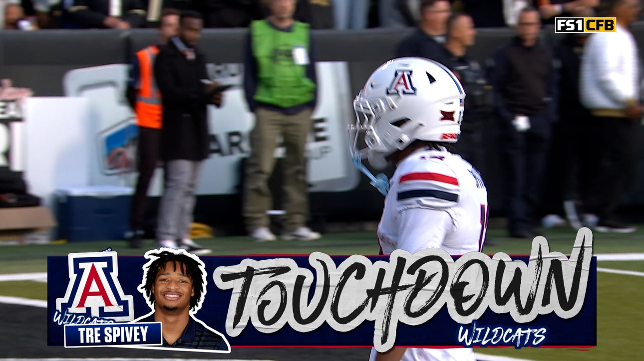 Noah Fifita finds Tre Spivey for a 57-yard TD, giving Arizona the lead over Colorado