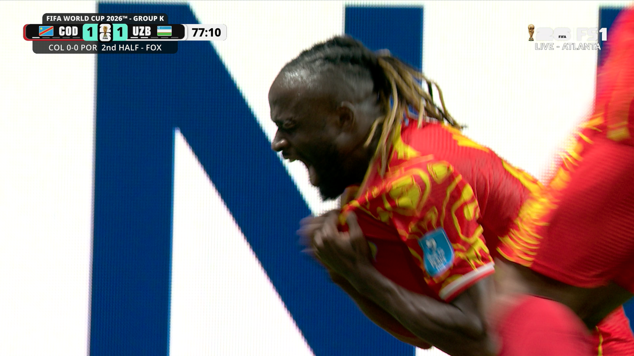 DR Congo’s Fiston Mayele scores clutch goal to take lead vs Uzbekistan | 2026 FIFA World Cup™