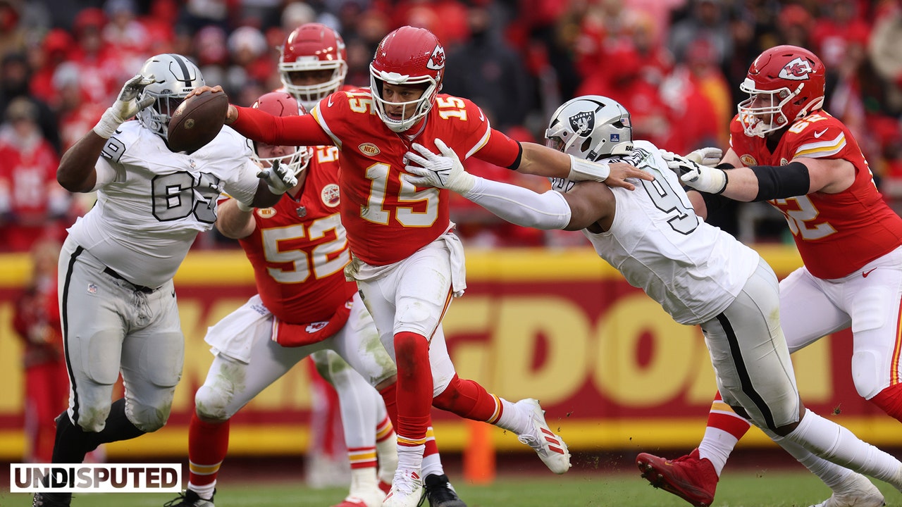 Raiders upset Patrick Mahomes, Chiefs at Arrowhead Stadium on Christmas Day | Undisputed