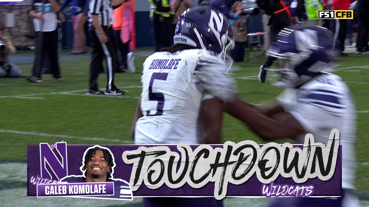Northwestern's Caleb Komolafe rushes 9-yard TD to take lead over Penn State