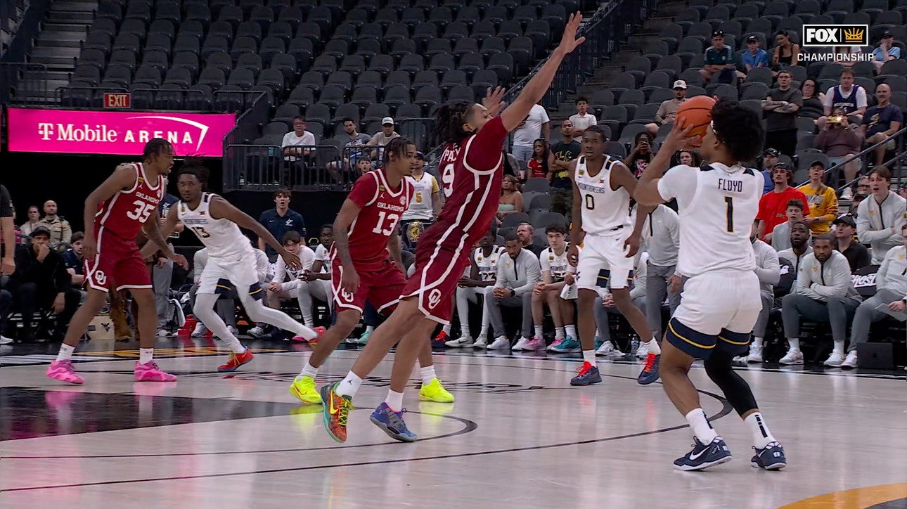 Jasper Floyd hits step back three, sealing West Virginia College Basketball Crown Championship win over Oklahoma