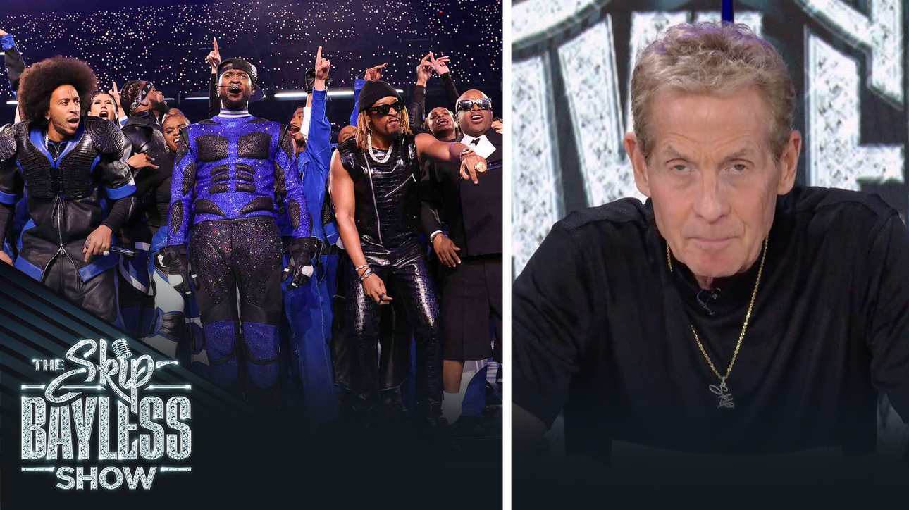 Skip was 'blown away' by Usher's Super Bowl halftime show | The Skip Bayless Show