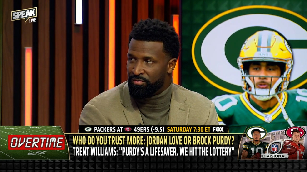 Is Jordan Love or Brock Purdy more trustworthy in the Divisional Round? | NFL | SPEAK