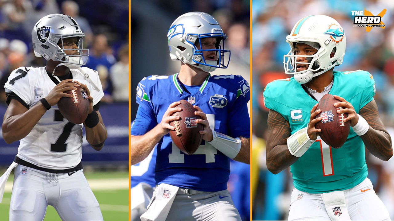 Blazin' 5: Seahawks beat red-hot Jags, Dolphins cover vs. Chargers, Raiders defeat Titans in Week 6 | The Herd