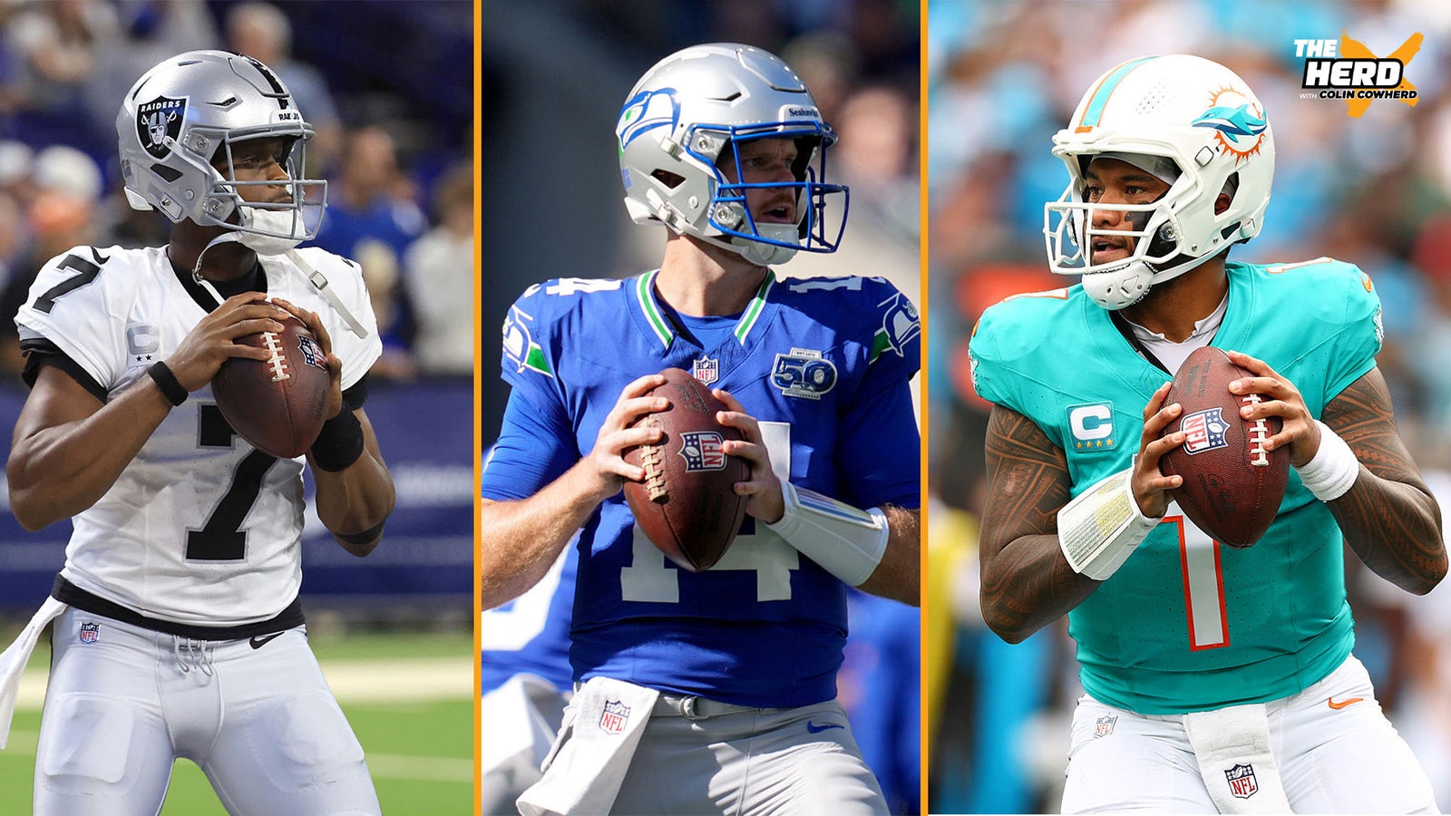 Blazin' 5: Seahawks beat red-hot Jags, Dolphins cover vs. Chargers, Raiders defeat Titans in Week 6 | The Herd