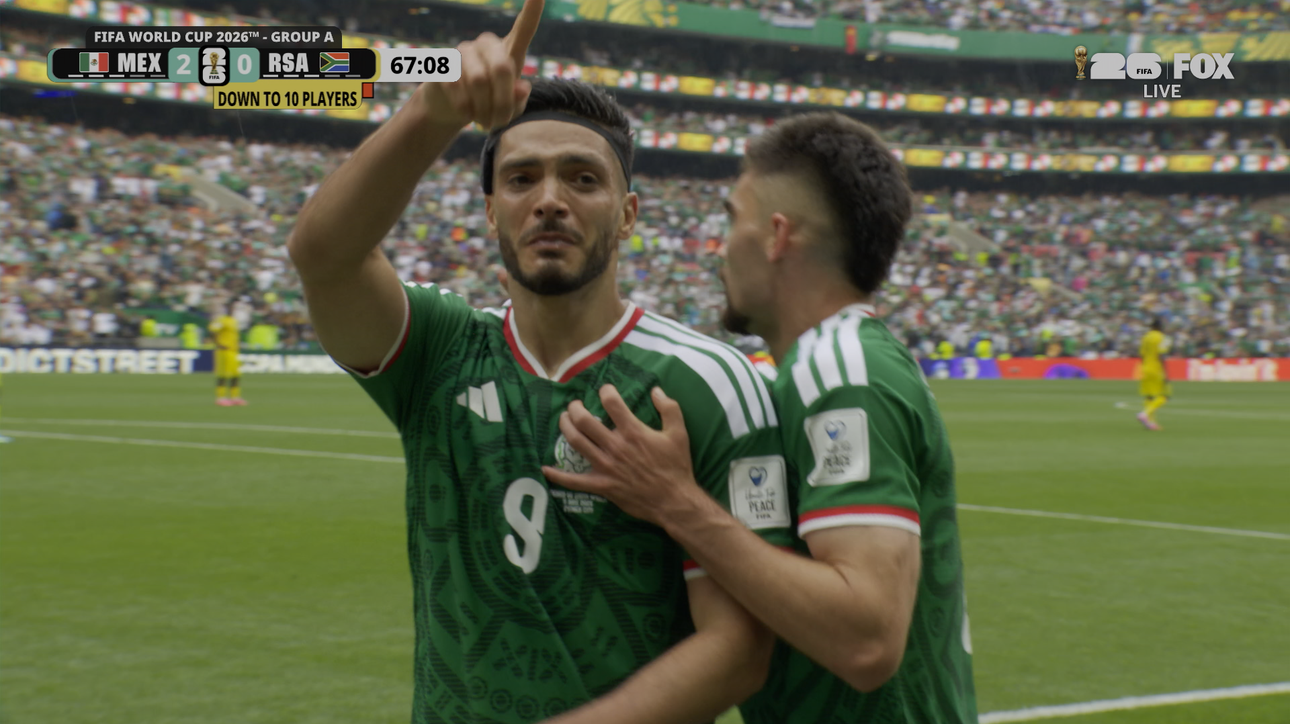 Mexico’s Raúl Jiménez scores goal, extending lead over South Africa | 2026 FIFA World Cup™