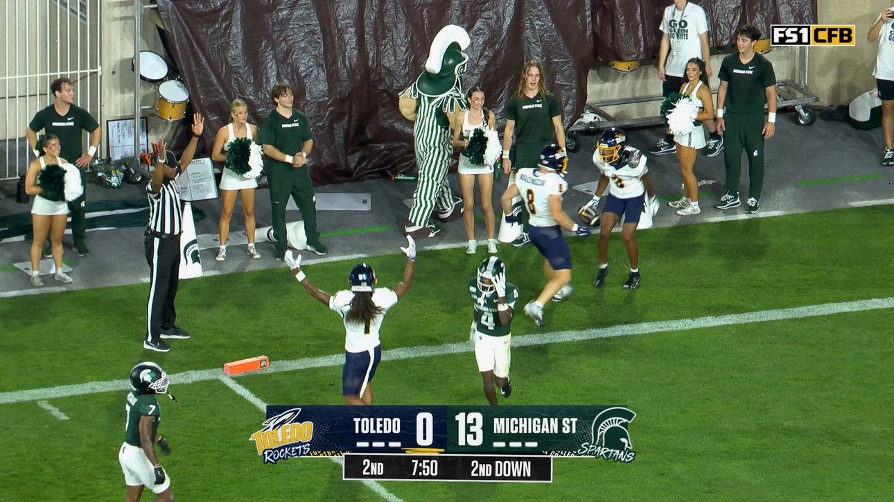 Toledo's John Alan Richter throws 60-yard TD to Adjatay Dabbs, trimming deficit vs MSU