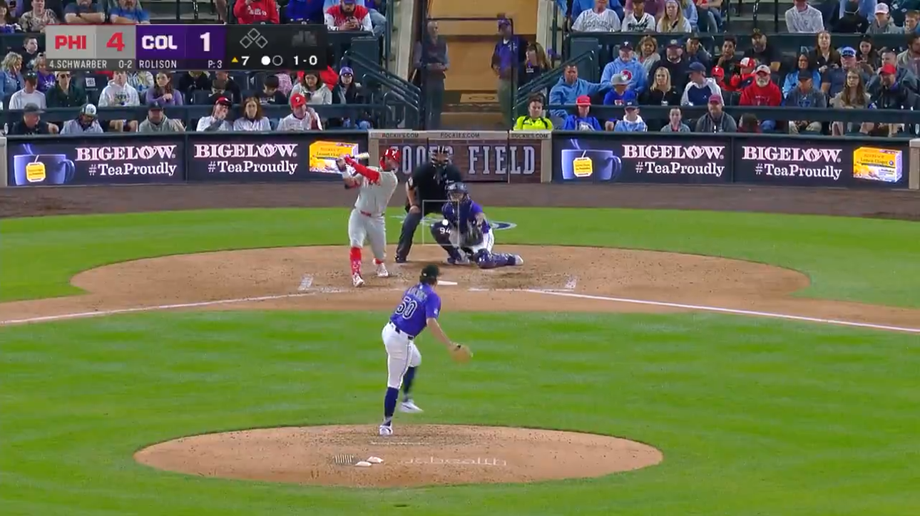 Kyle Schwarber goes yard, helps Phillies grab 5-1 lead over Rockies
