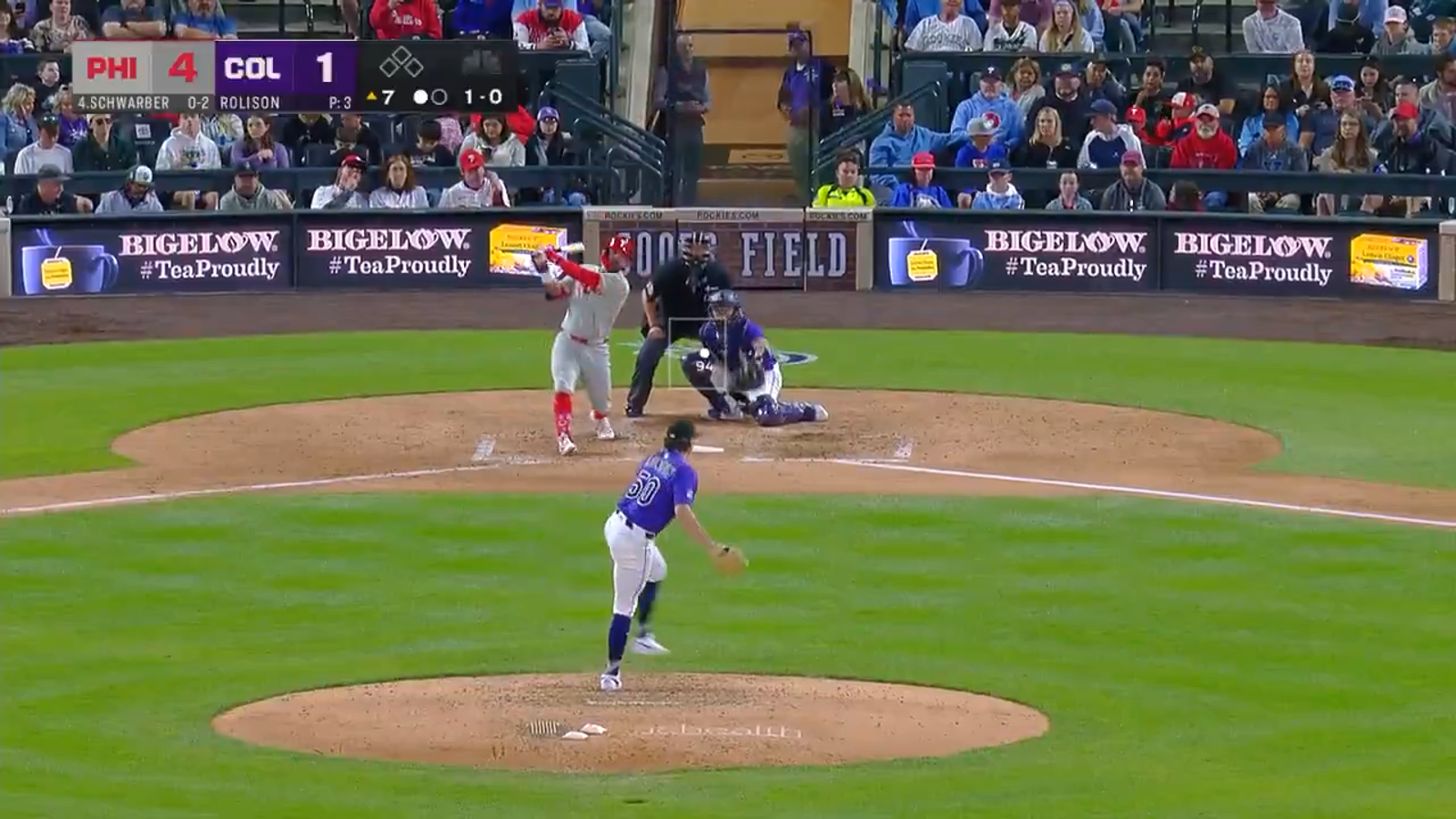 Kyle Schwarber goes yard, helps Phillies grab 5-1 lead over Rockies