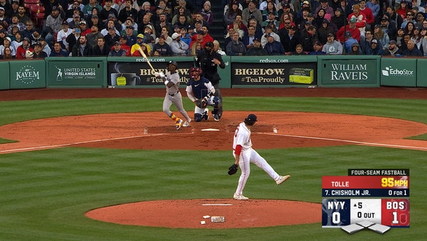 Yankees' Jazz Chisholm hits a homer to tie game against Red Sox