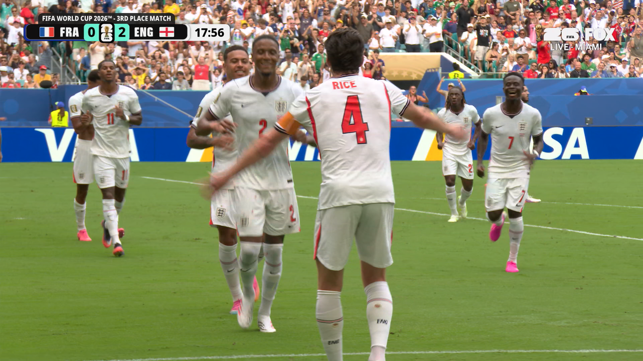 Ezri Konsa scores header to give England two-goal lead vs France | 2026 FIFA World Cup™