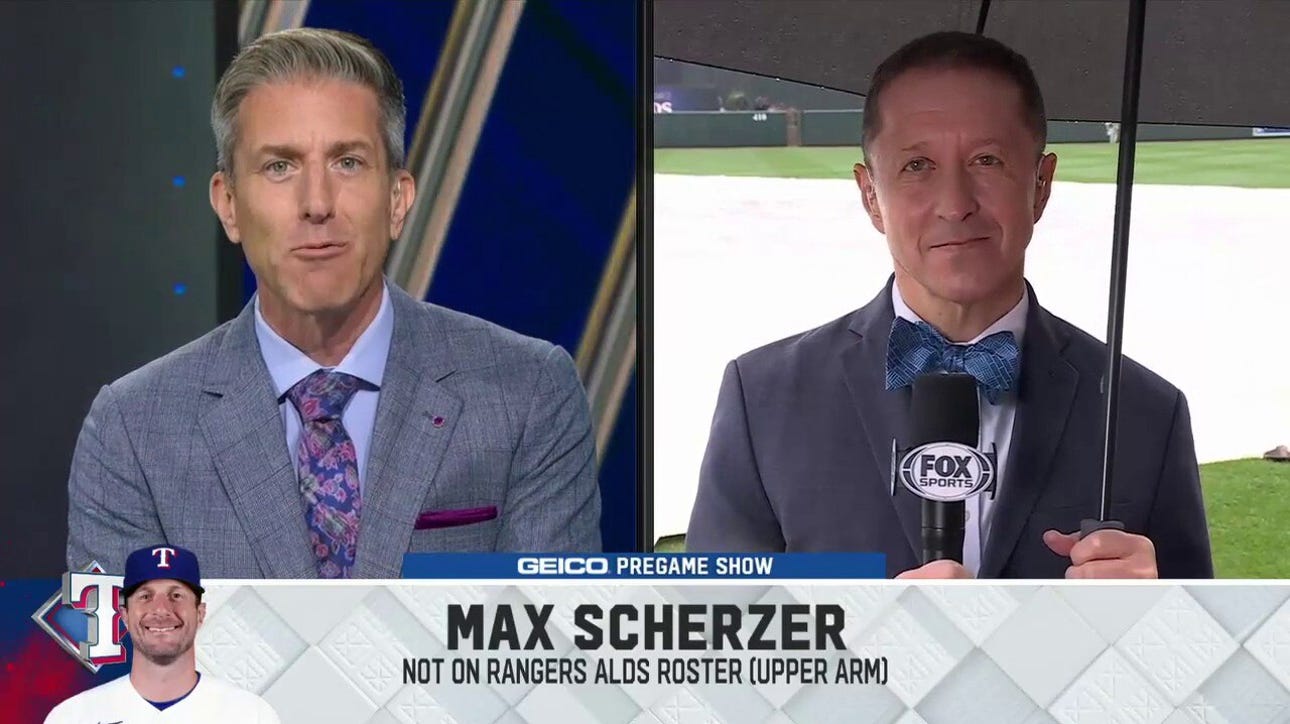 Ken Rosenthal discusses Max Scherzer's injury status for Rangers, Game 1 delay and more
