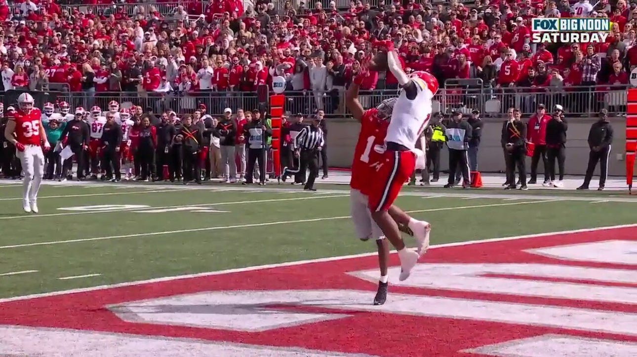Kaden Prather makes a ONE-HANDED 15-yard TD to give Maryland an early lead vs. Ohio State