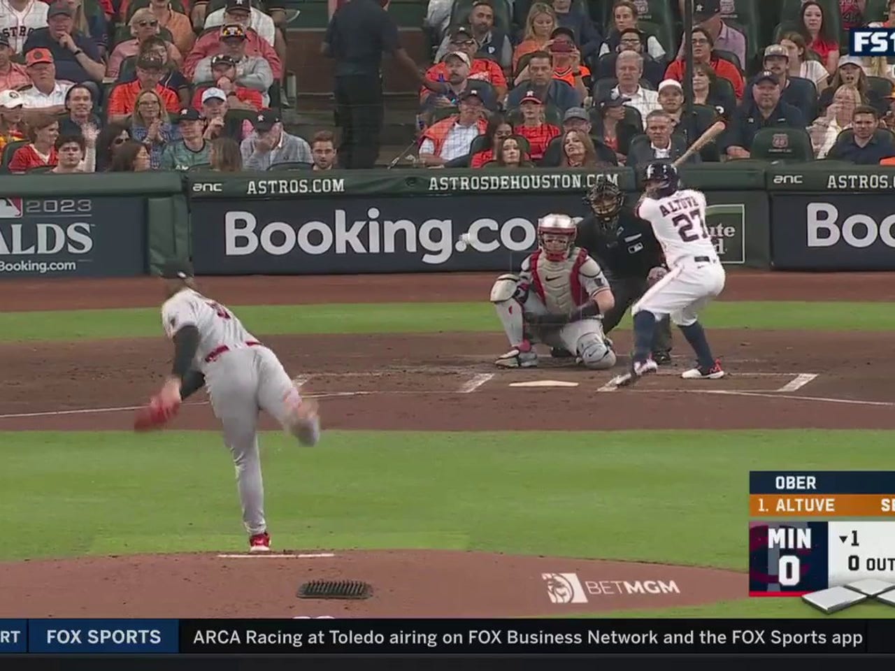 José Altuve clobbers a solo home run as the Astros grab a lead over the  Twins