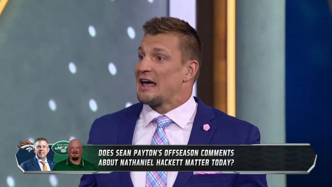 'If you don't win this game, you may be back with us' – Rob Gronkowski jokes about Sean Payton's matchup with Nathaniel Hackett