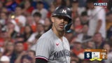 Carlos Correa hits a two-run single, extending the Twins' lead over the Astros