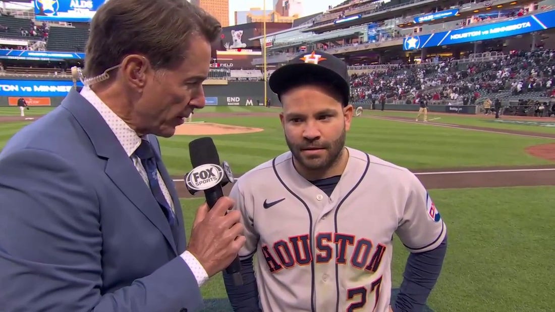 Jose Altuve gives game jersey to Astros fan in Miami