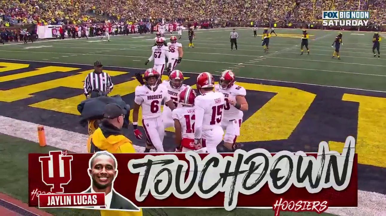 Donaven McCulley finds Jaylin Lucas for a 44-yard TD to give Indiana an early lead vs. Michigan