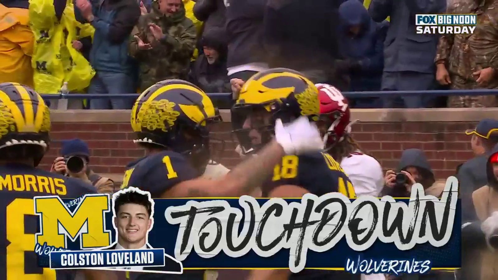 J.J. McCarthy links up with Colston Loveland for a 54-yard TD to extend Michigan's lead vs. Indiana