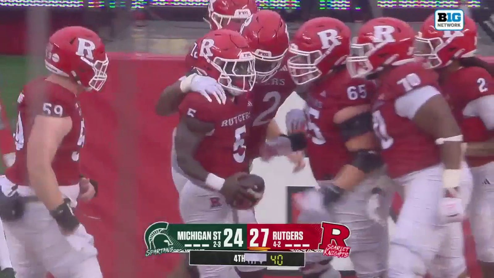 Rutgers dashes to late lead vs. Michigan State