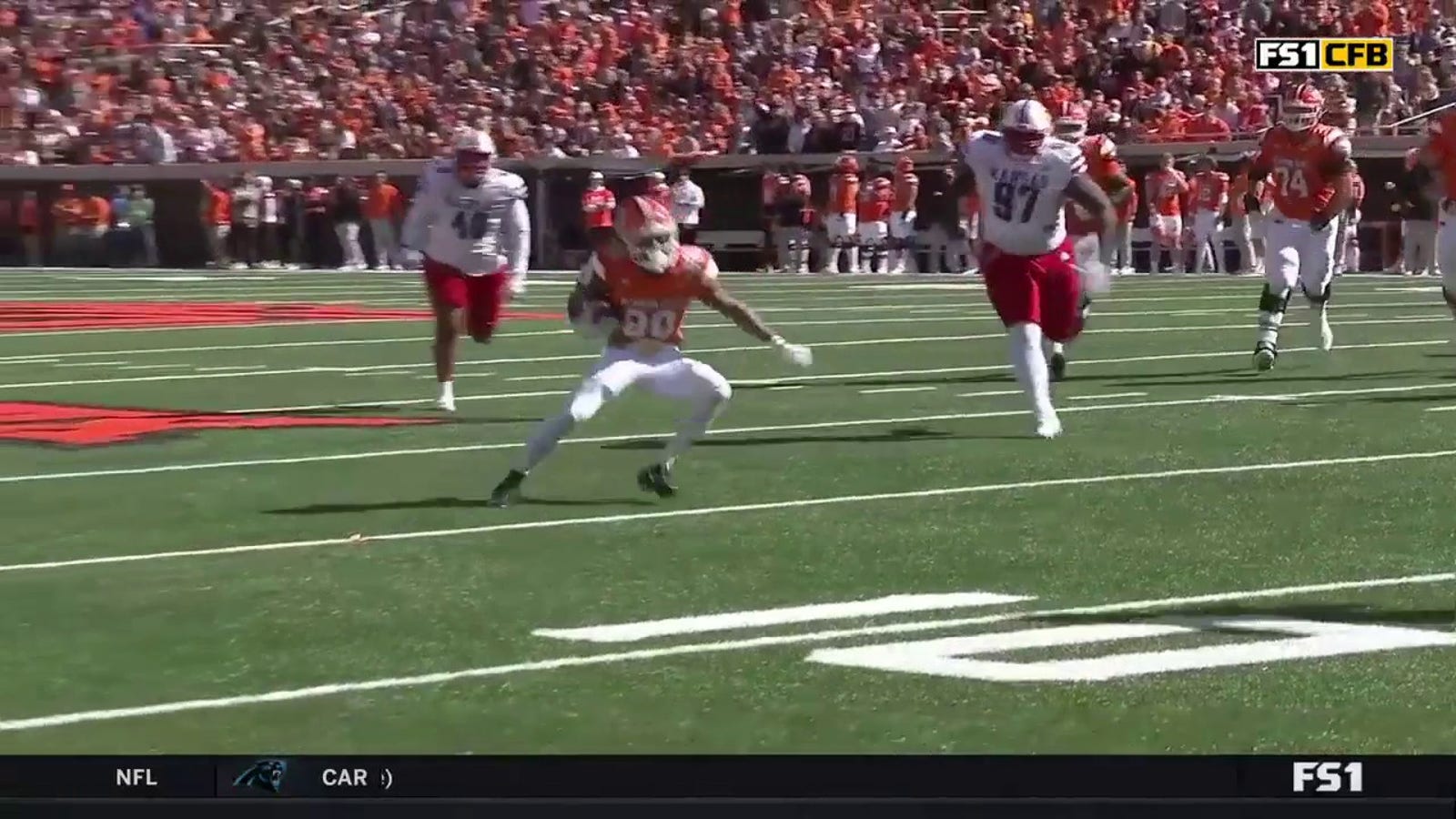 Alan Bowman hits Brennan Presley on a 20-yard flea flicker TD vs. Kansas