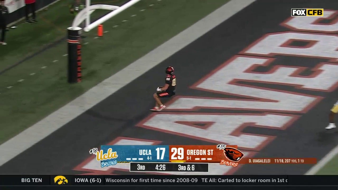 DJ Uiagalelei Finds Jack Velling On A 32-yard TD, Extending Oregon ...