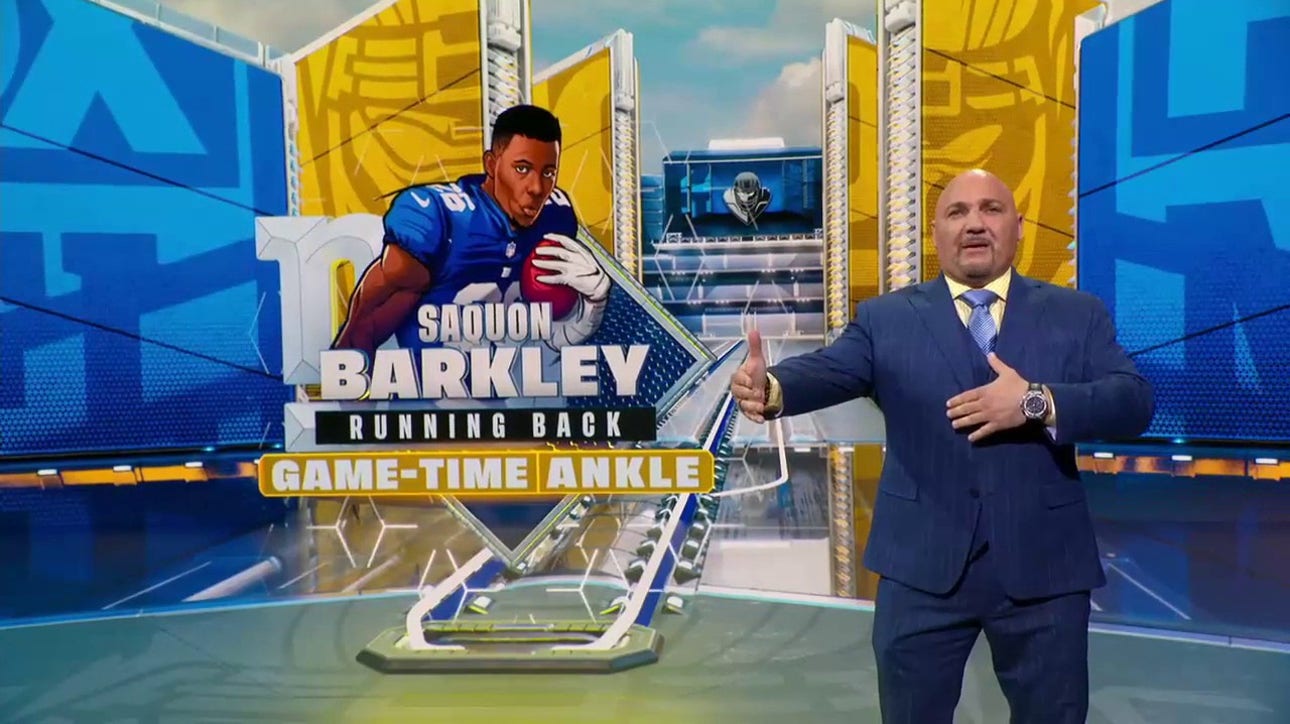 Giants' Saquon Barkley could play today and more injury updates from Jay Glazer | FOX NFL Sunday 